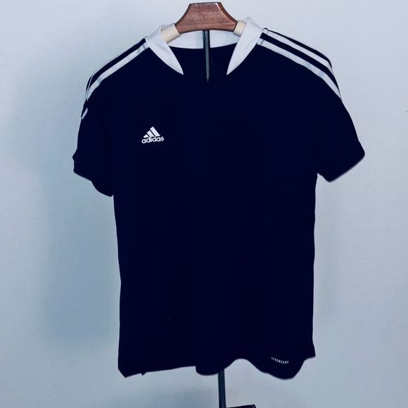 adidas Other - adidas Navy Short Sleeve Tee with White Accents